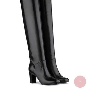 Black Nappa Stove Pipe Boot